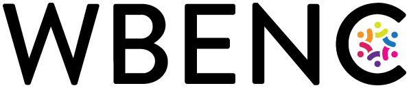 The image shows the WBENC logo. The letters WBENC are in bold black, with the letter C containing colorful abstract figures. This logo represents a…| Daré Vita Café | Las Vegas