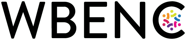 The image shows the WBENC logo. The letters WBENC are in bold black, with the letter C containing colorful abstract figures. This logo represents a…| Daré Vita Café | Las Vegas